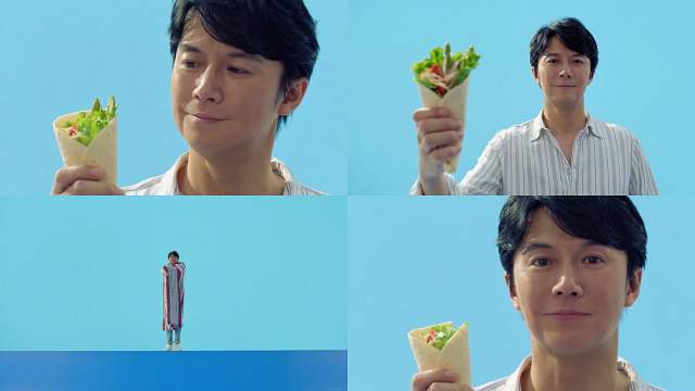 福山雅治 キユーピーハーフ CM - 福山雅治 キューピーハーフ CM サラダ