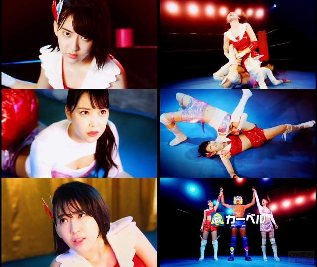 AKB48グループ 宮脇咲良(HKT48),白間美瑠(NMB48) カーベル CM 新車市場