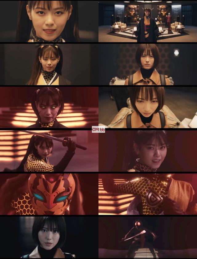 浜辺美波,西野七瀬 映画 シン・仮面ライダー Web CM 緑川ルリ子