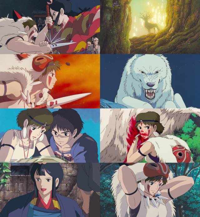 映画 もののけ姫(海外版 Princess Mononoke)予告編 CM 1分42秒 声優