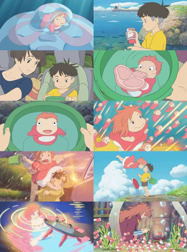 映画 崖の上のポニョ(海外版 Ponyo)予告編 CM 1分37秒 声優(オリジナル
