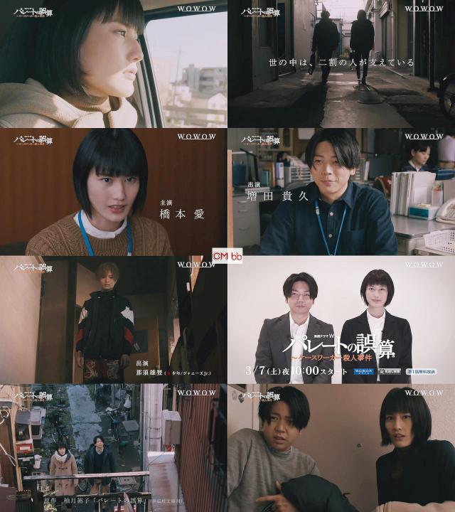 連続ドラマW パレートの誤算(03/07)番宣 CM Part.2 30秒版 橋本愛