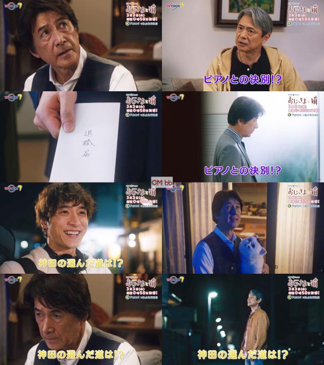 優待特典一覧 第9話(03/03)番宣 おじさまと猫 TVドラマ CM 草刈正雄 30秒版 TVドラマ